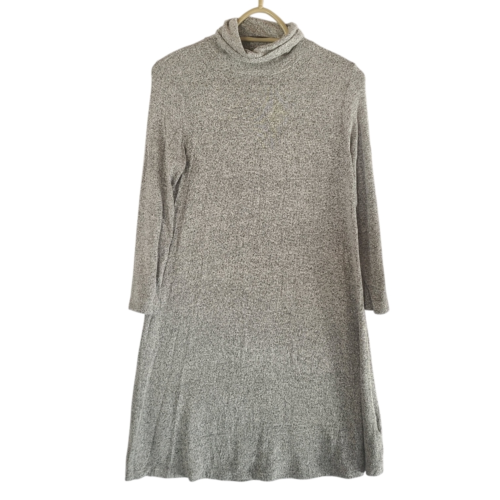 American Eagle Outfitters Gray Long Sleeve Turtle Neck Sweater Dress Size S